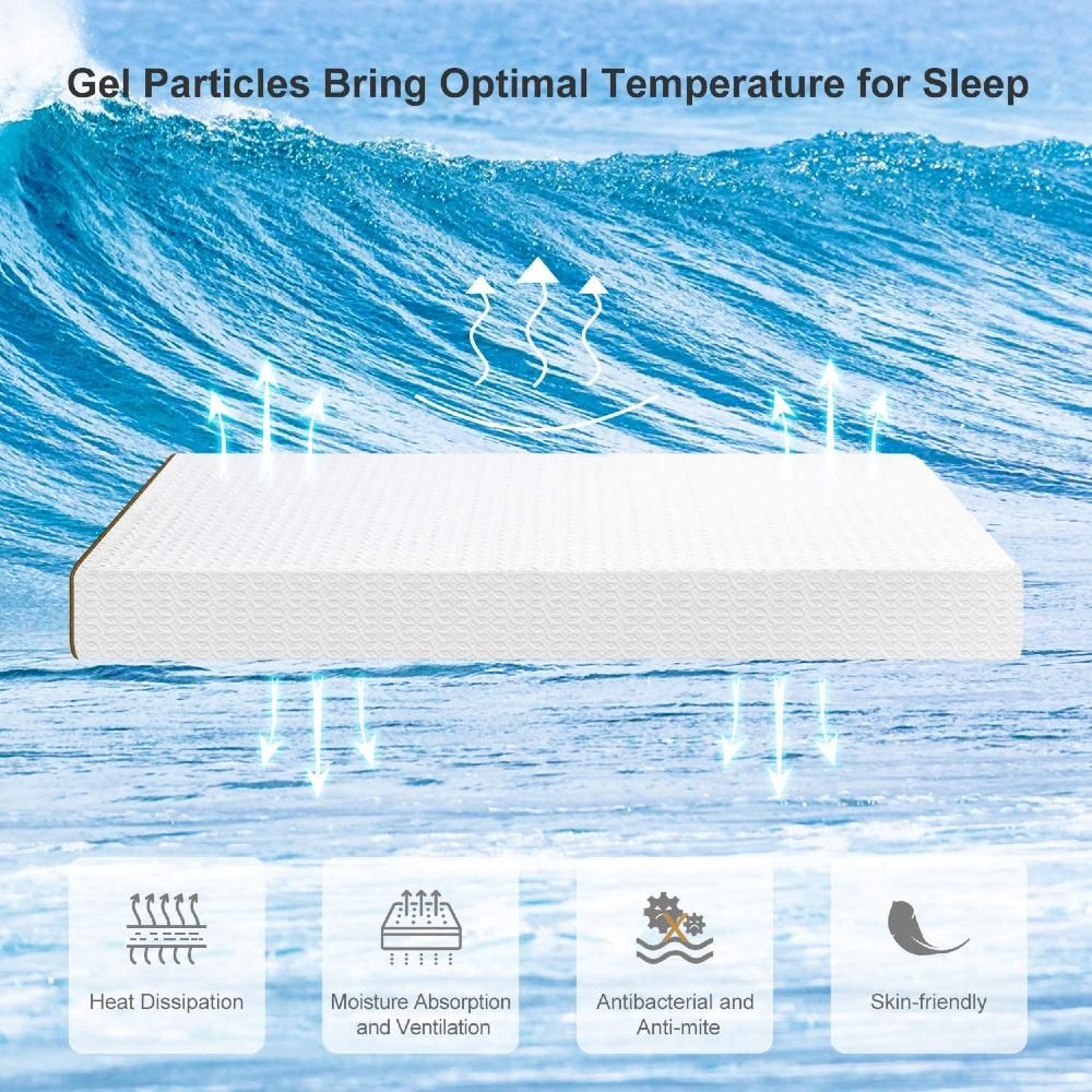 UltraFlex® GLORY 10" Orthopedic Pocket Coil Foam Encased, Eco-friendly Hybrid Mattress with Waterproof Mattress Protector (Made in Canada)