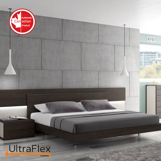 UltraFlex® DESTINY - Orthopédique, Soin de la Colonne Vertébrale, Gel Rafraîchissant, Mousse Anti-Pression, Soutien Multiposition, Transfert de Mouvement Réduit, Mélange de Mousses Naturelles, Confort Maximal, Matelas Écologique (Fabriqué au Canada)