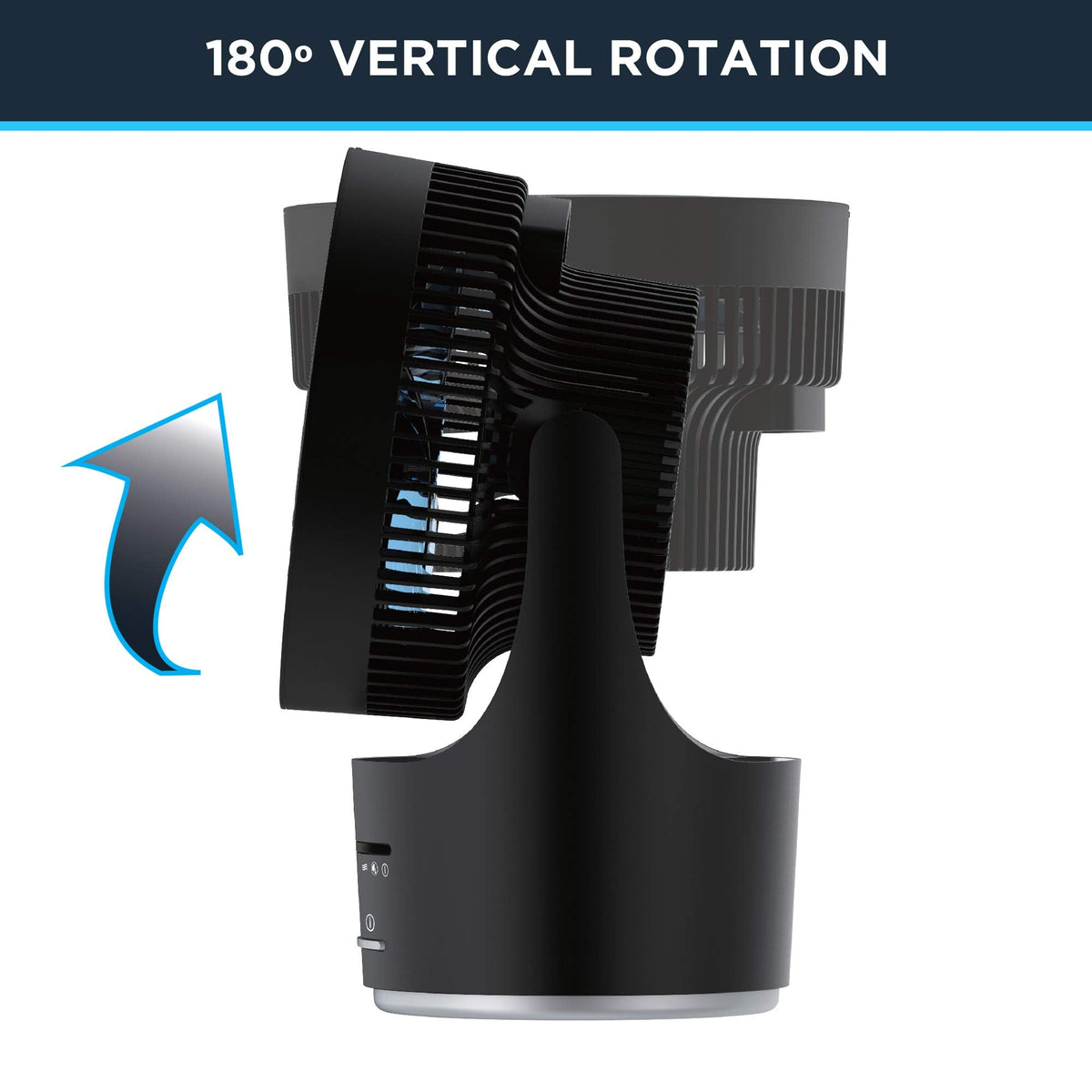 ROWENTA Compact Force Air 360 Desk Fan - Blemished package with full warranty - VU2410U7