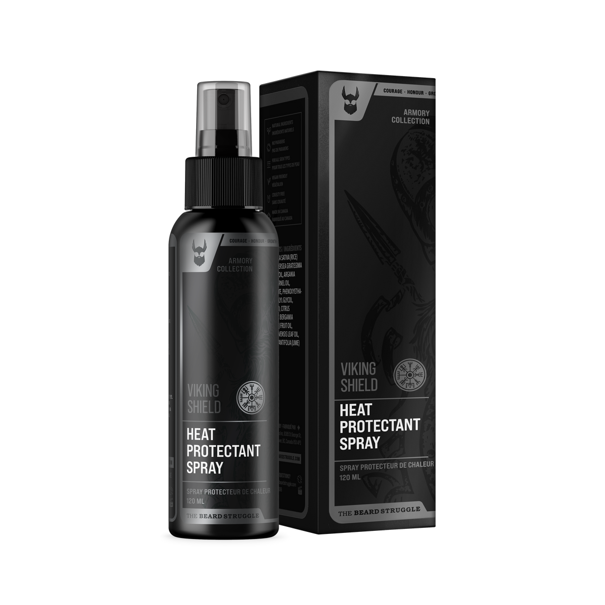 Viking Shield Beard & Hair Heat Protectant Spray