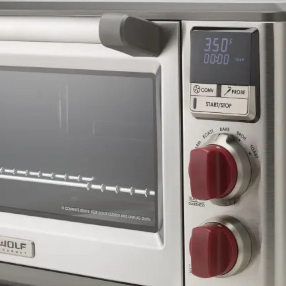WOLF Gourmet Digital Countertop Convection Oven - Factory serviced with 1 year warranty - WGCO100S