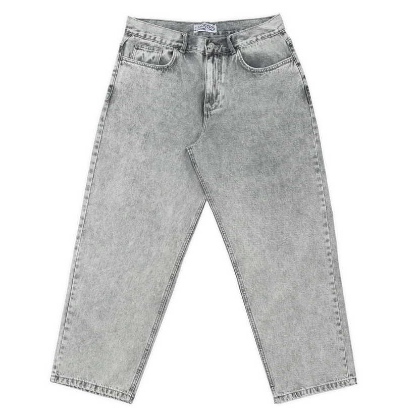 Frosted Skateboards 'Wavy Classic' Baggy Pants - Acid Grey