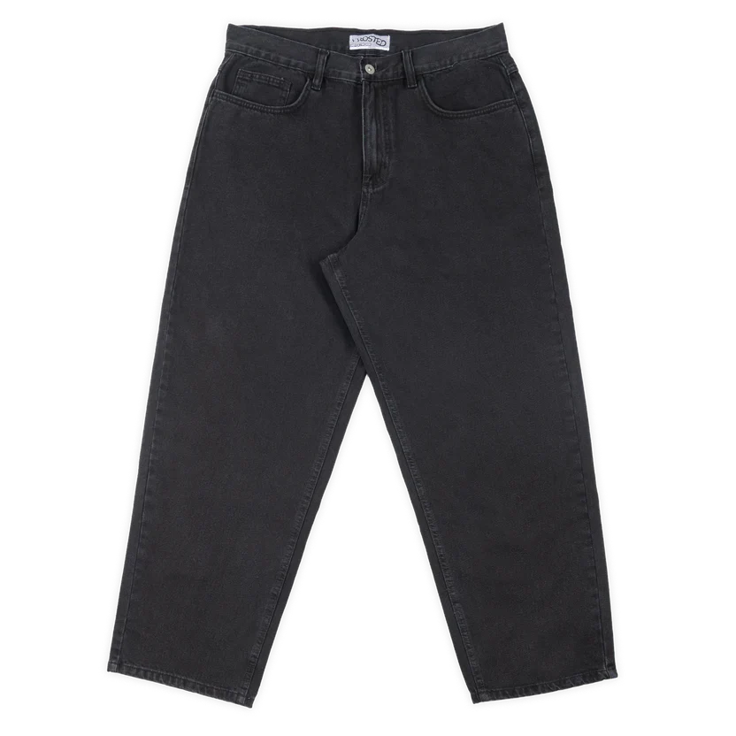 Frosted Skateboards 'Wavy Classic' Baggy Pants - Faded Black