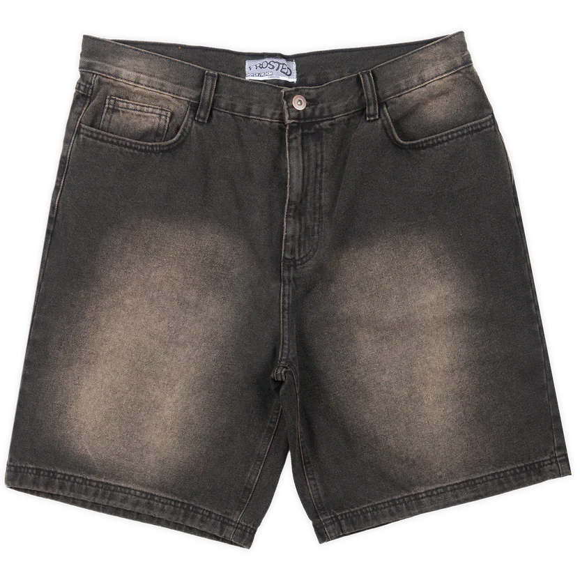 Frosted Skateboards 'Wavy' Baggy Jeans Shorts - Ol' Dirty Brown