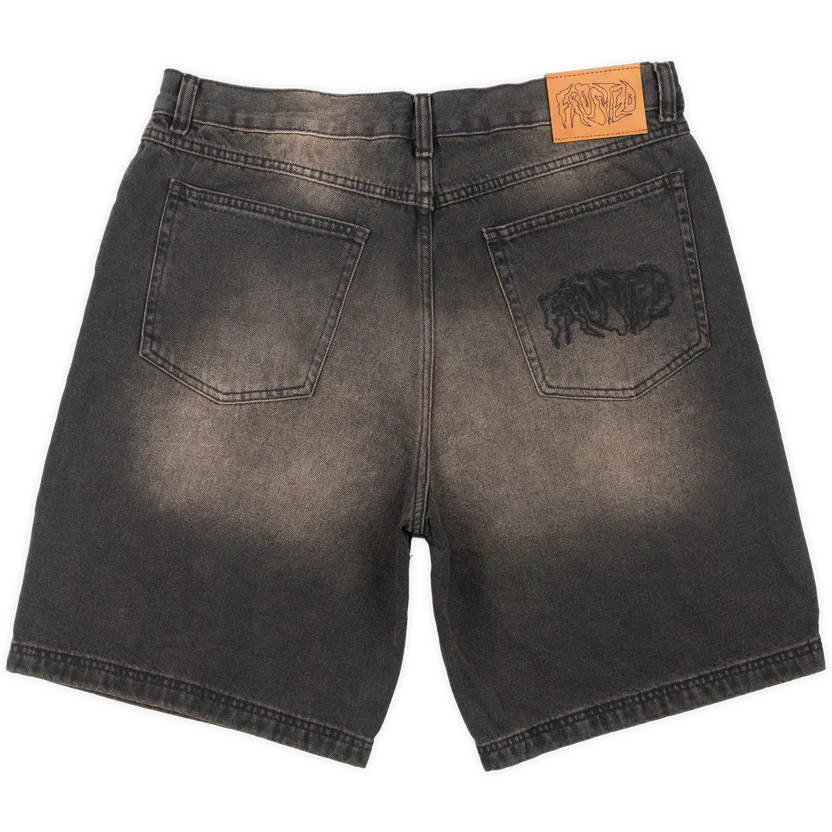 Frosted Skateboards 'Wavy' Baggy Jeans Shorts - Ol' Dirty Brown
