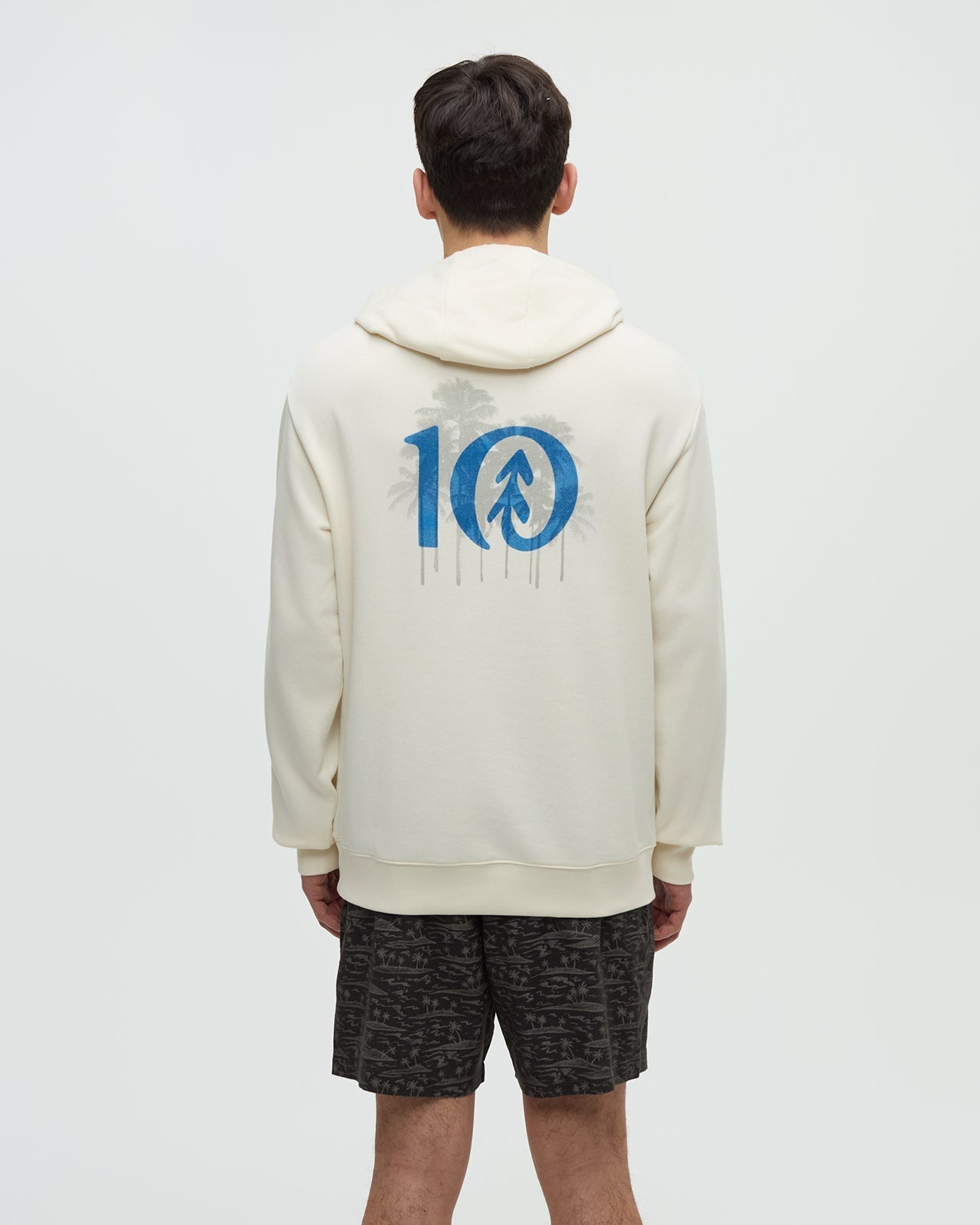 Haiti Palm Logo Relaxed Hoodie