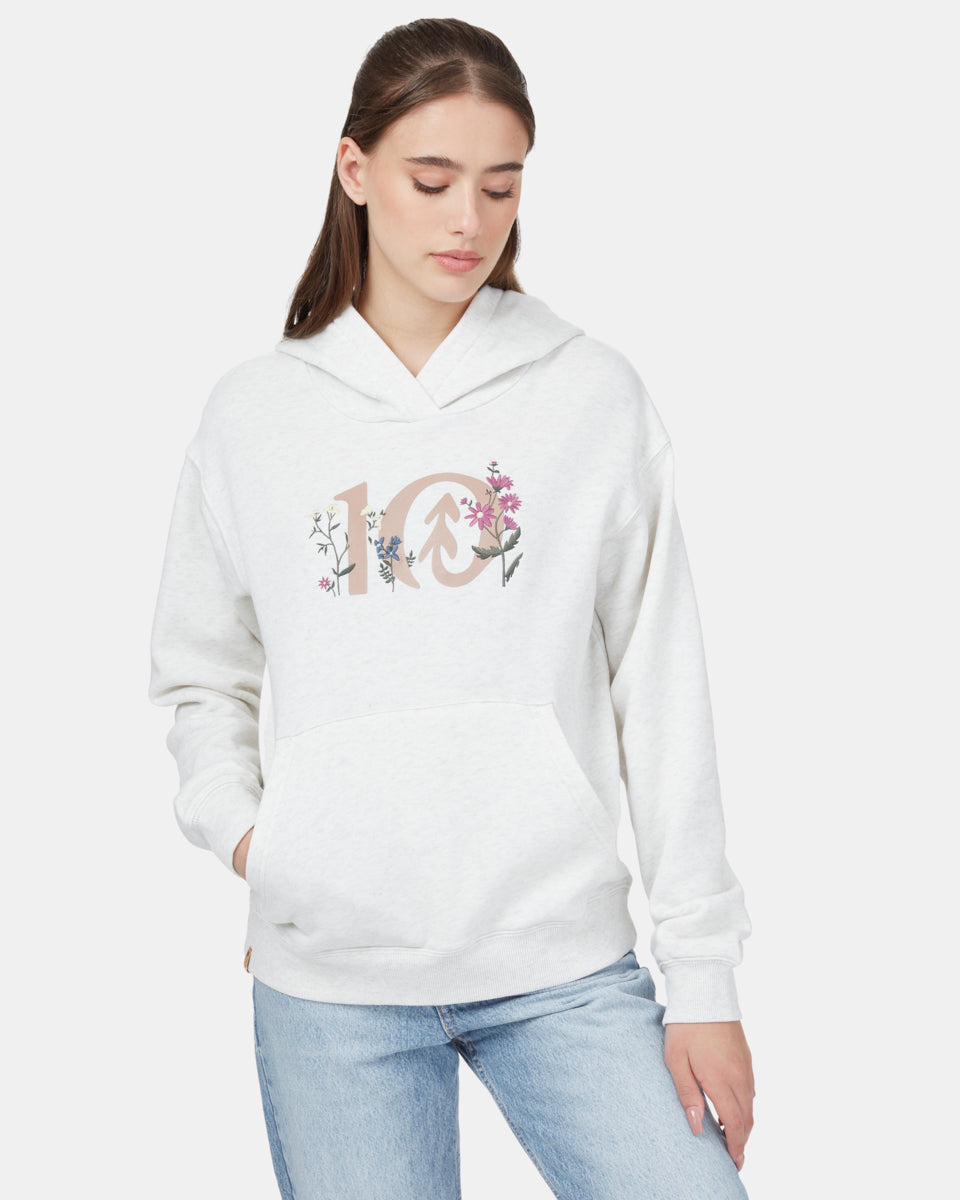 Floral Logo Hoodie