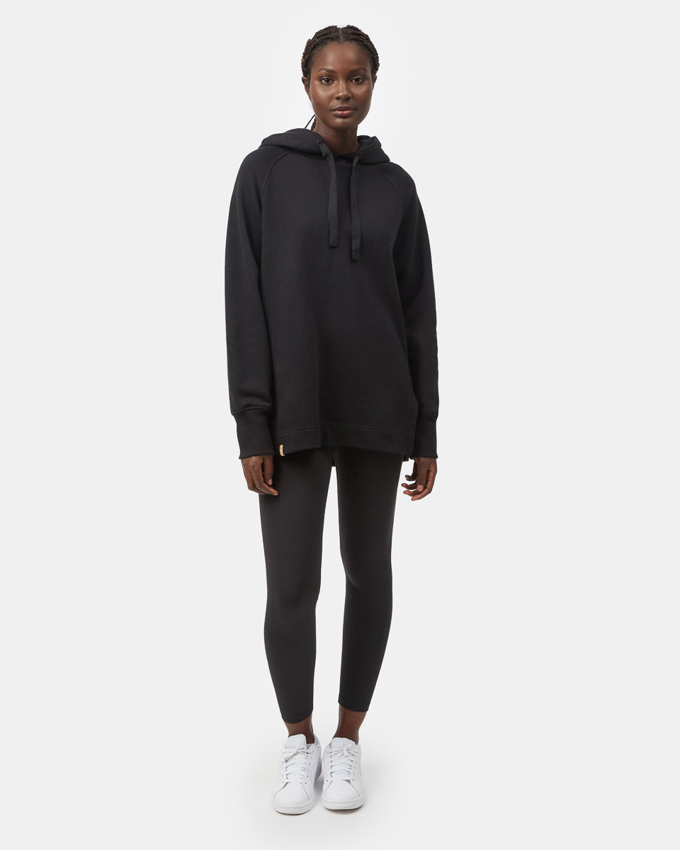 Treefleece Slit Hem Oversized Hoodie