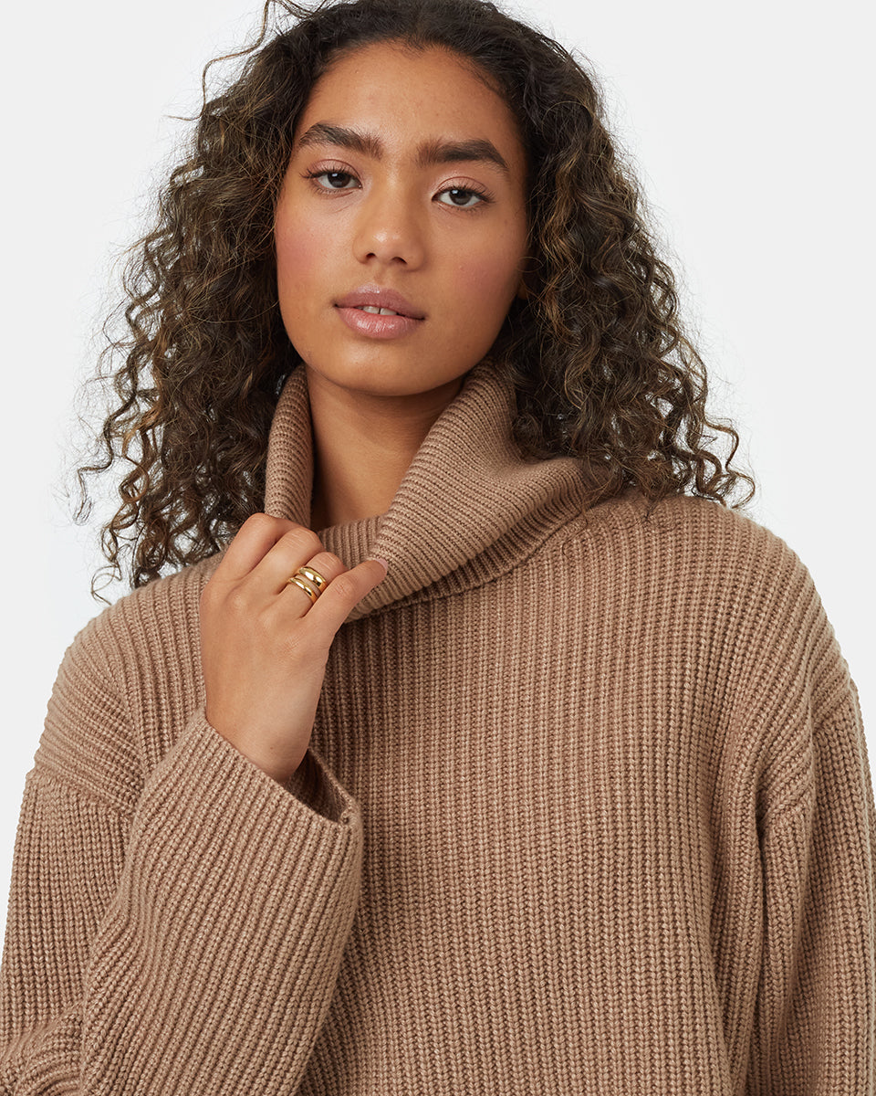 Highline Wide Neck Turtleneck