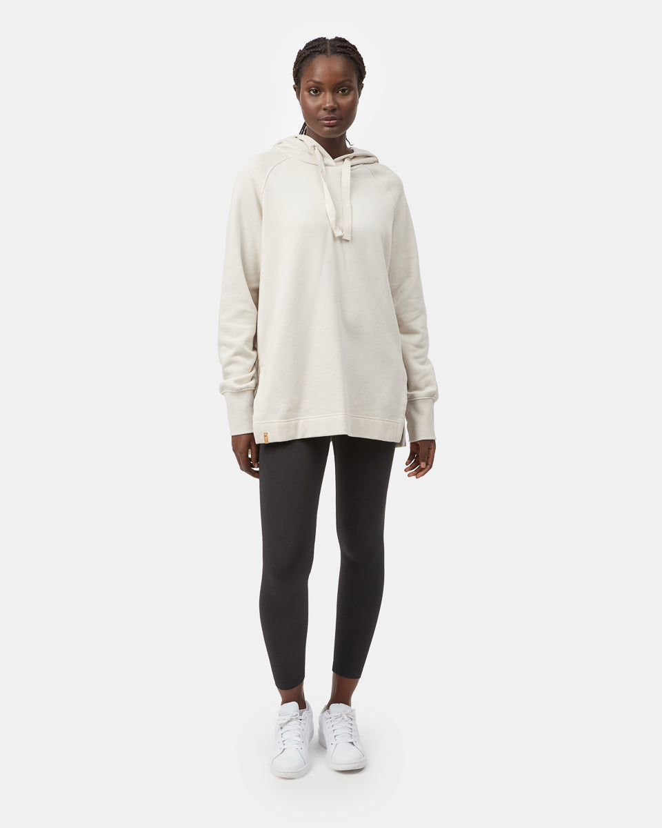 Treefleece Slit Hem Oversized Hoodie