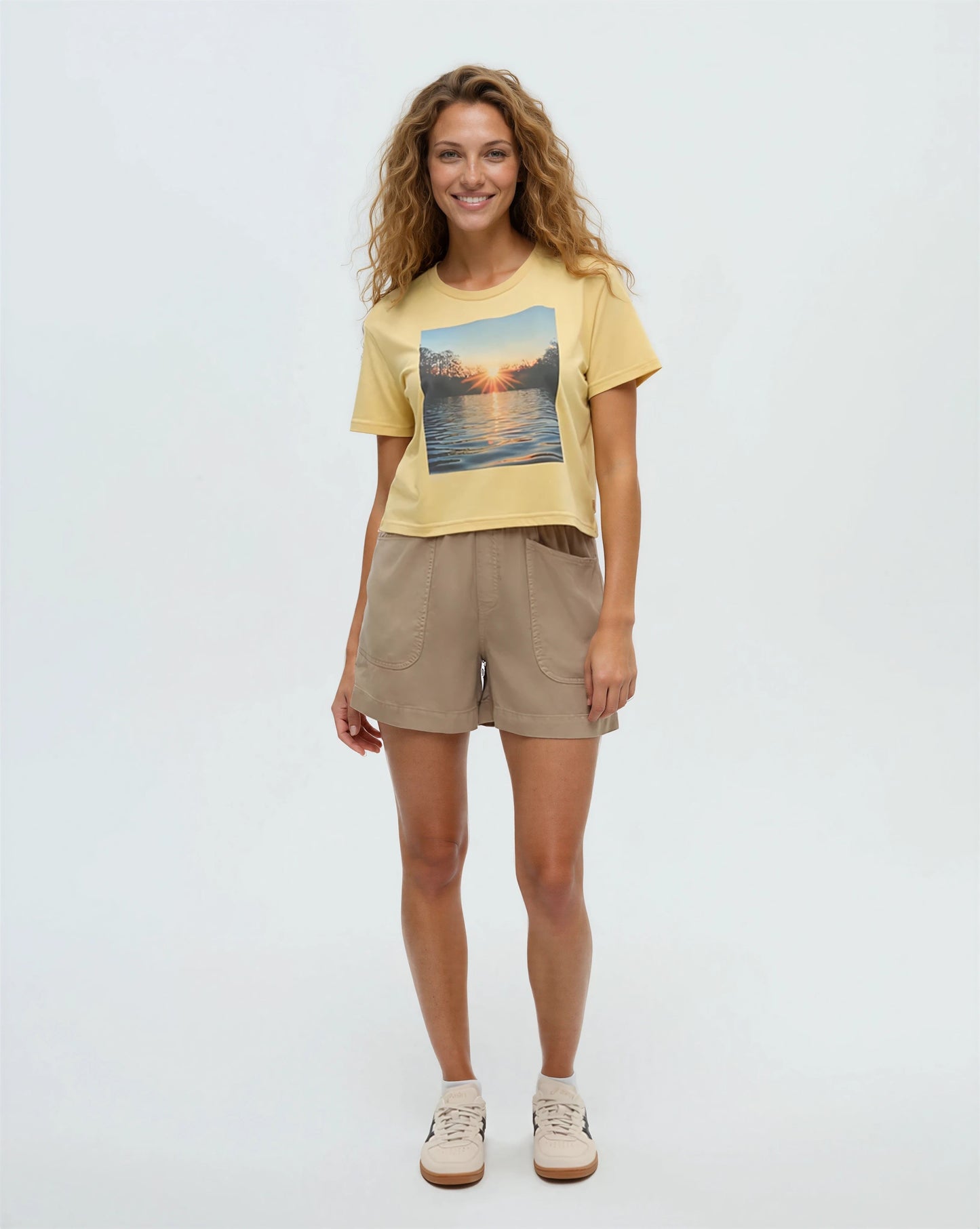 Lake View Crop T-Shirt