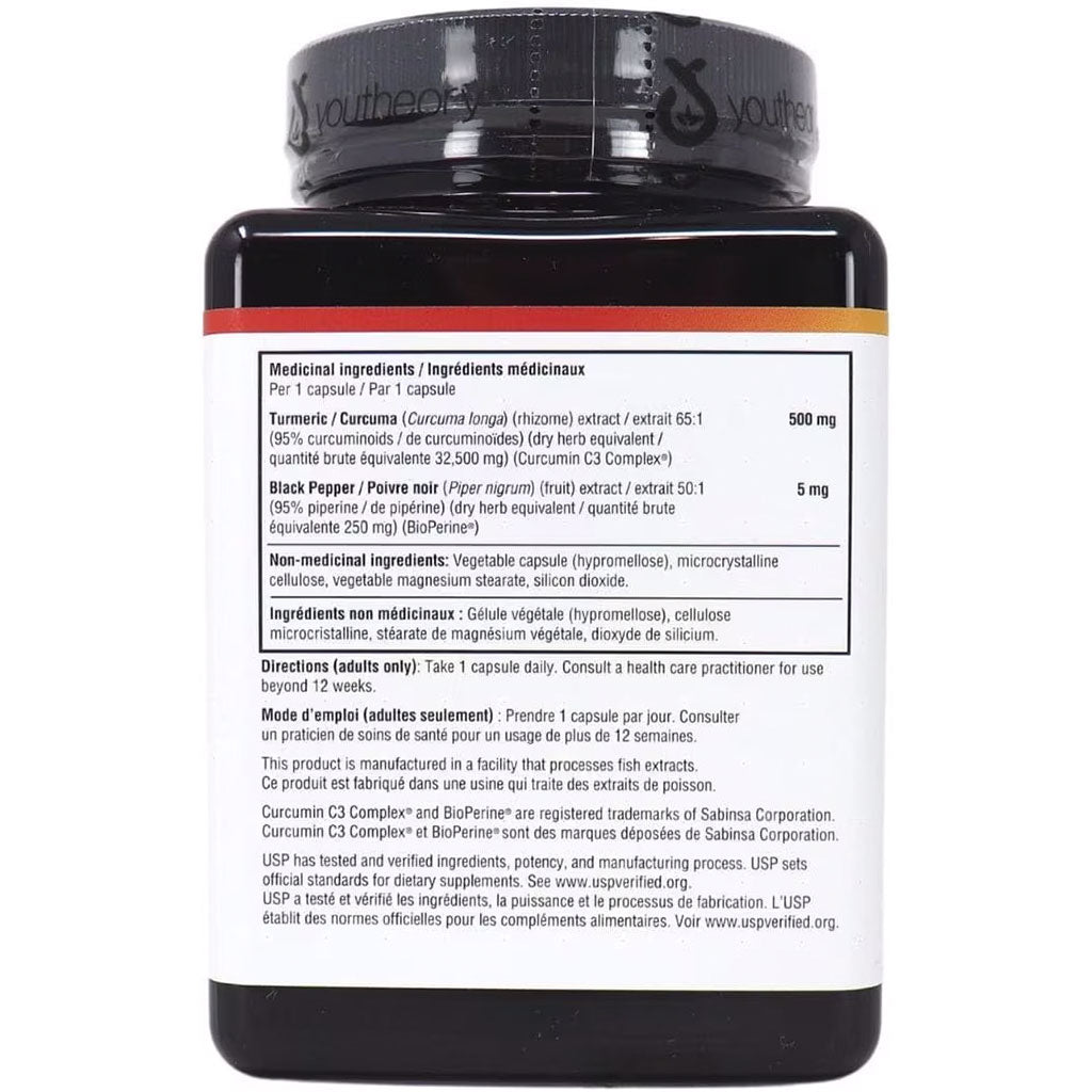 Youtheory TURMERIC, 45 VCaps