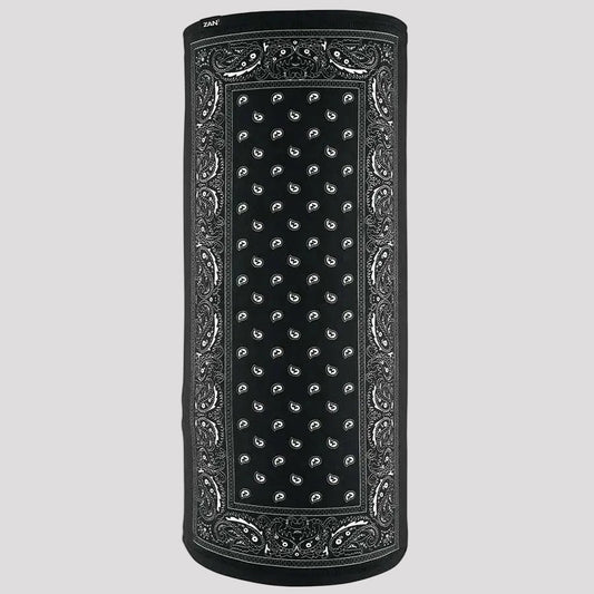 ZANheadgear Black Paisley Motley Tube