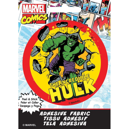 Ad-Fab - Marvel Hulk Smash 3" Adhesive Fabric Badge