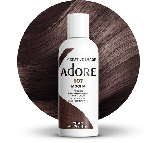 COLORATION SEMI-PERMANENTE ADORE - 107 MOCHA 118 ML