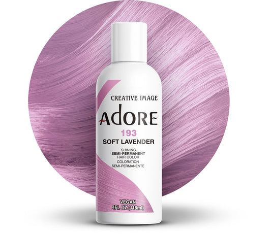COLORATION CAPILLAIRE SEMI-PERMANENTE ADORE 193 LAVANDE DOUCE 118ML