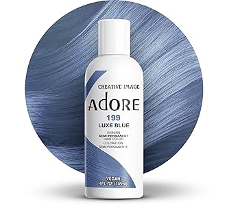 COLORATION CAPILLAIRE SEMI-PERMANENTE ADORE - 199 BLEU LUXE 118ML
