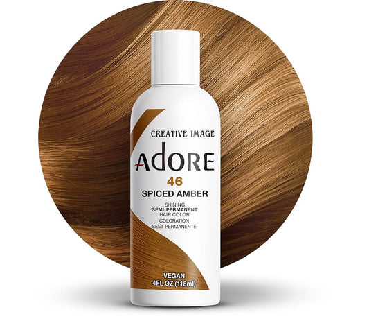 ADORE SEMI-PERMANENT HAIR COLOR - 46 SPICED AMBER 4OZ