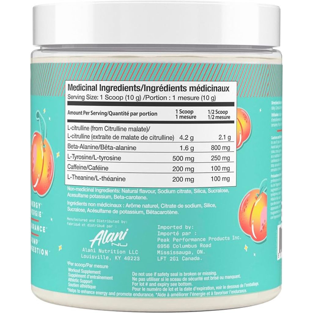Alani Nu PRE-WORKOUT, 30 Servings