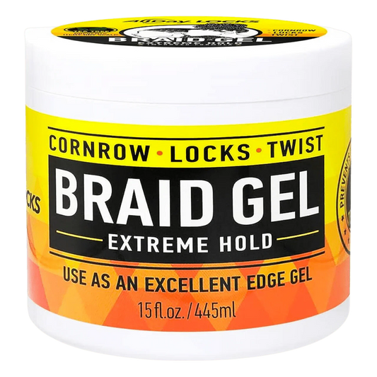 AllDay Locks Braid Gel Extreme Hold 15oz
