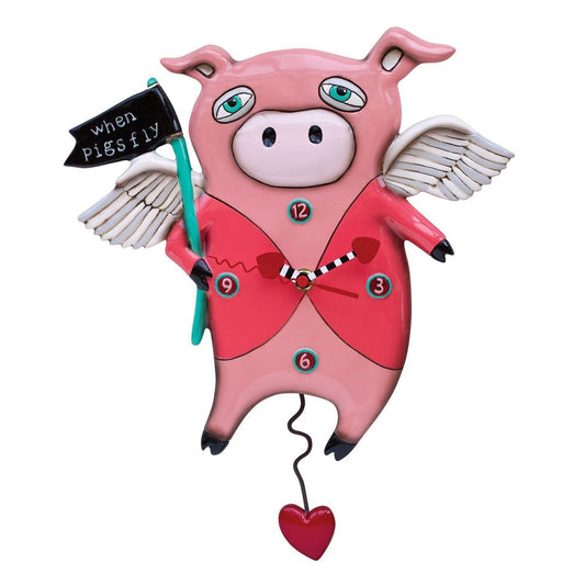 Allen Designs Horloge Quand les poules auront des dents