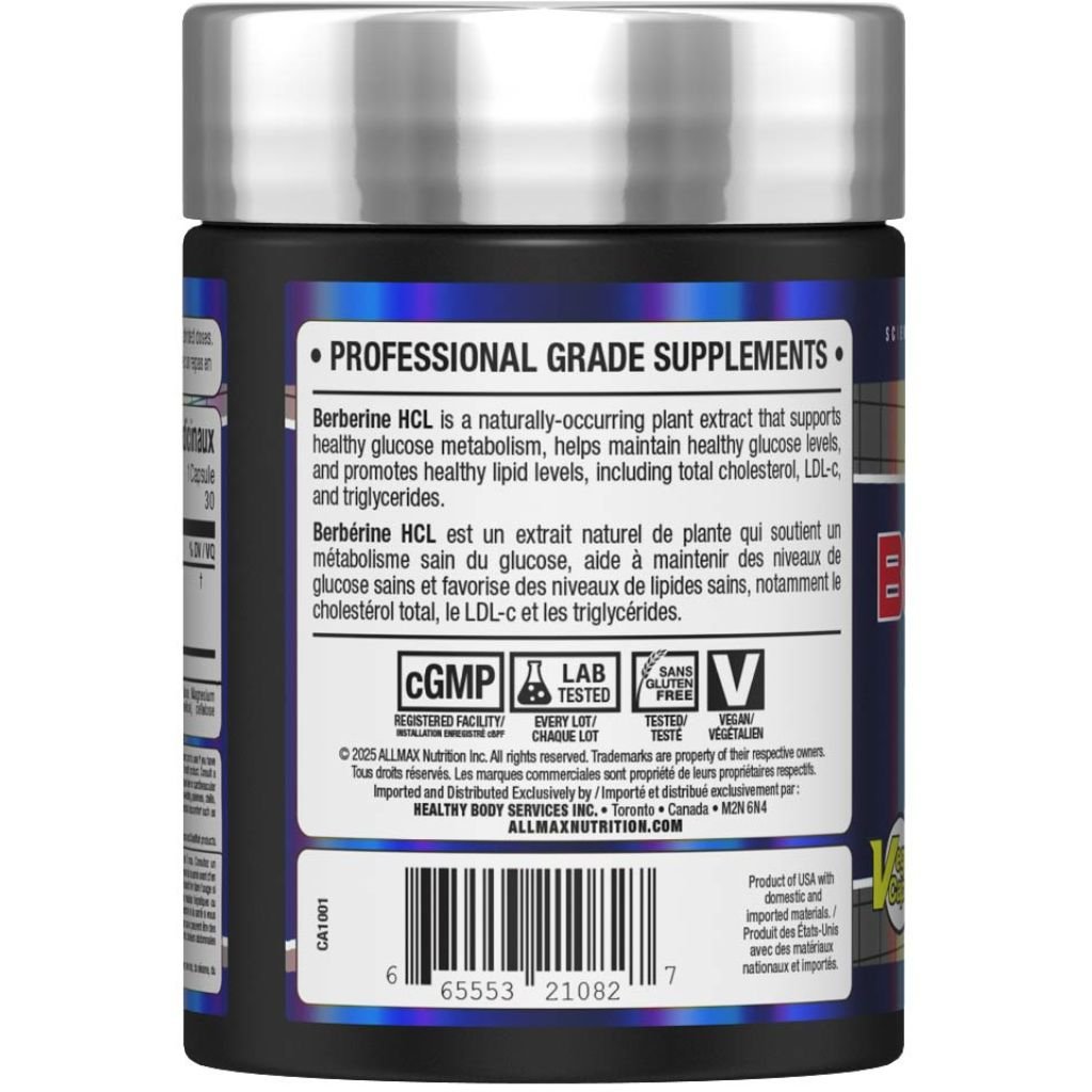 Allmax BERBERINE HCL, 30 VCaps