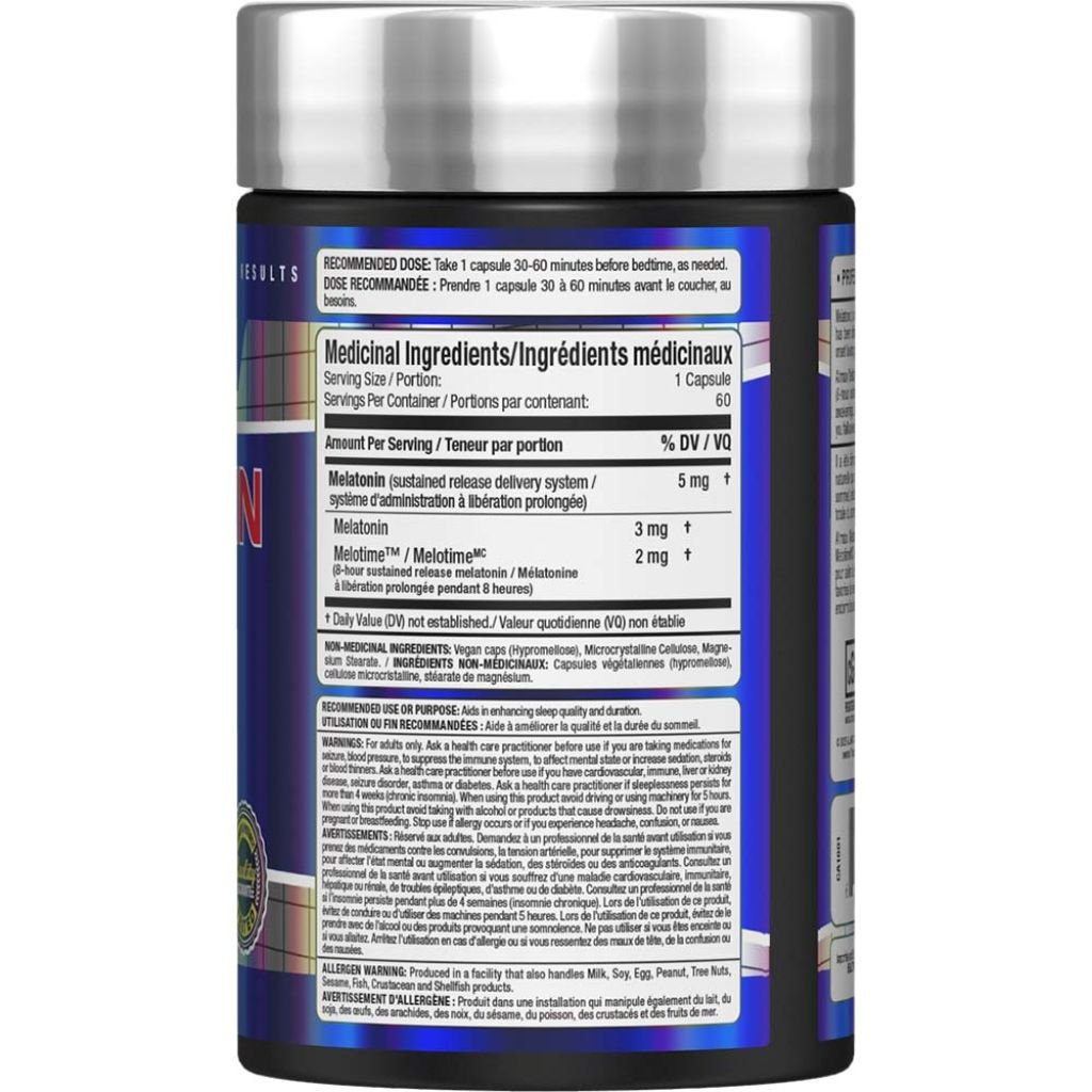 Allmax MELATONIN 8Hr. SLEEP, 60 VCaps