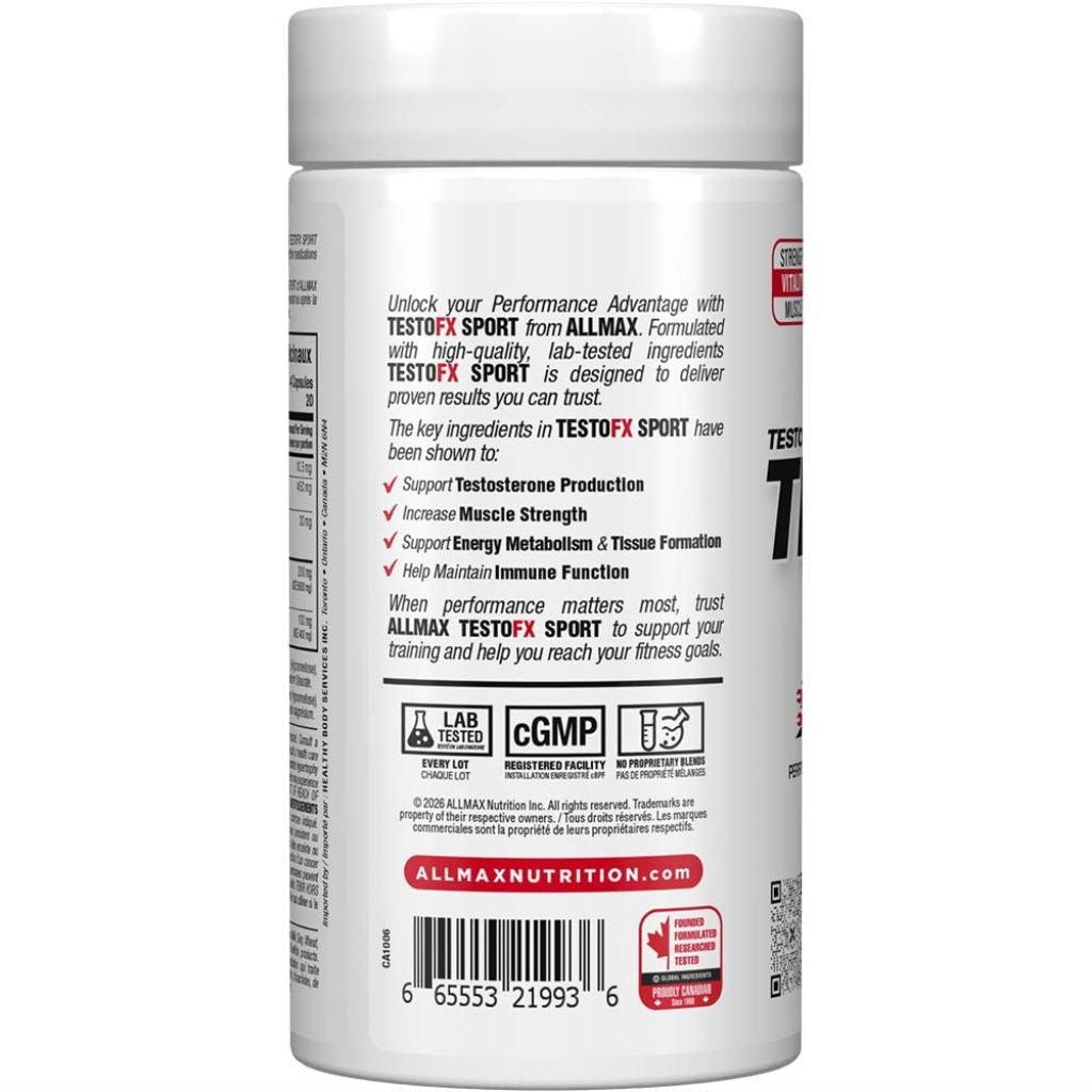 Allmax TESTOFX SPORT, 80 Capsules