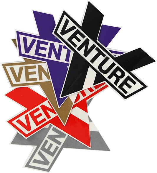 Venture 'Bar' Diecut Medium Sticker - Assorted