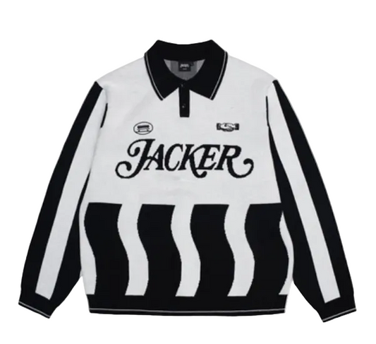 Jacker 'Deal' Knit Polo - White