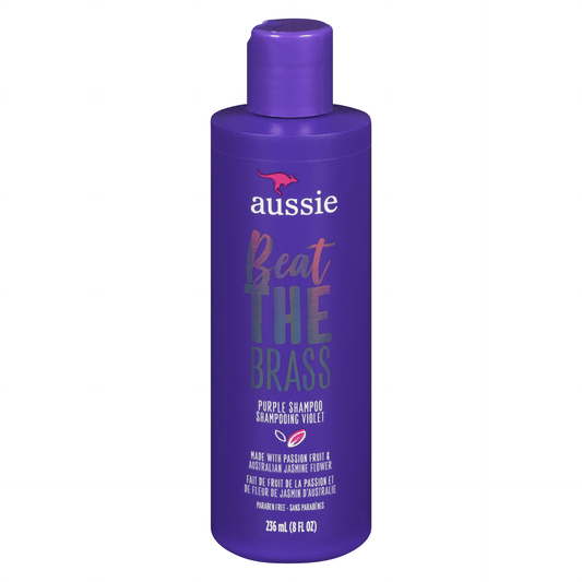 AUSSIE BEAT THE BRASS PURPLE SHAMPOO 8OZ