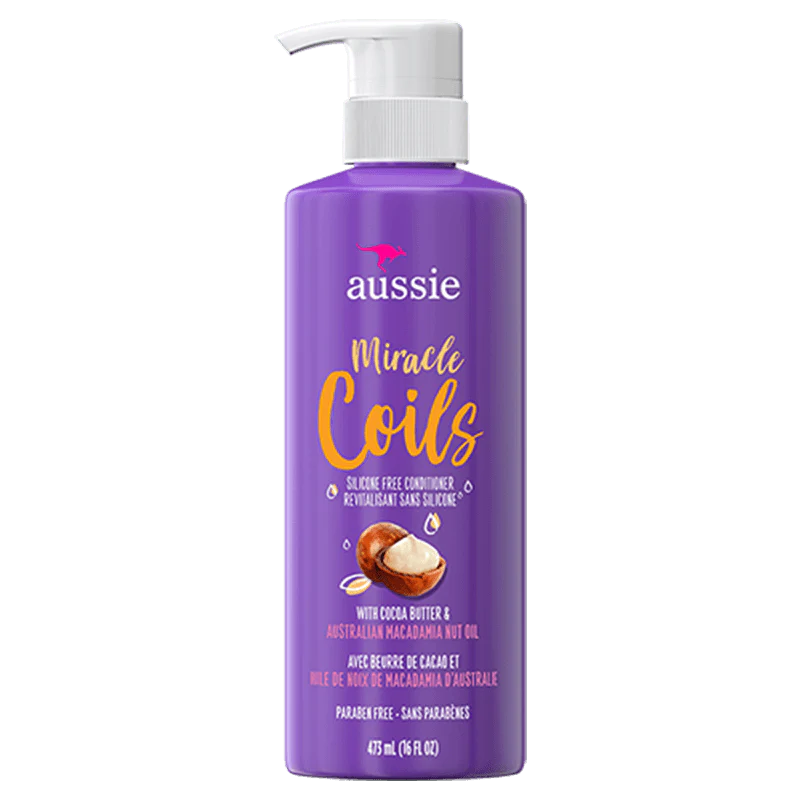 APRÈS-SHAMPOOING SANS SILICONE AUSSIE MIRACLE COILS 475ML