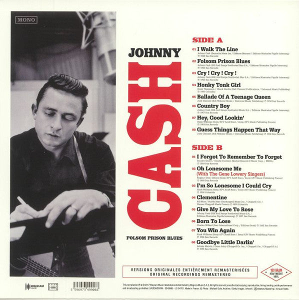Johnny Cash / Folsom Prison Blues - LP (USED)