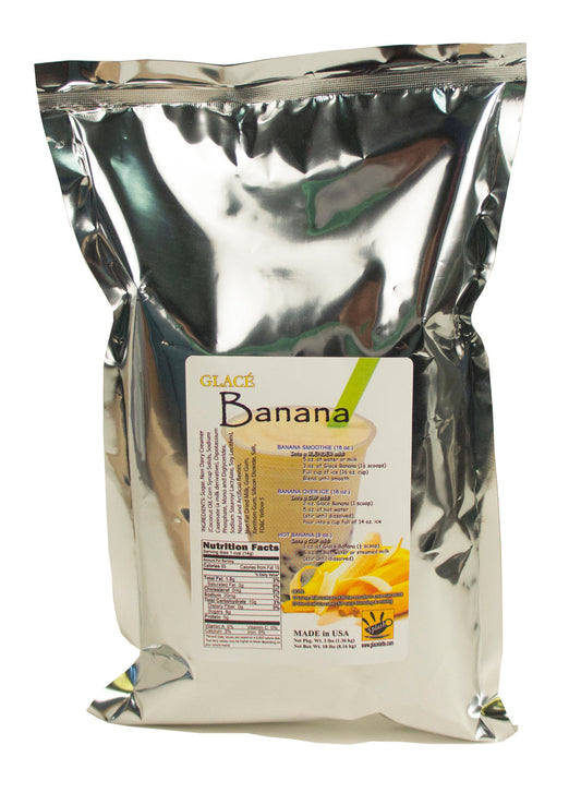 Mélange 4 en 1 à la banane pour thé aux perles, smoothies, lattes et frappés, sac de 1,36 kg (caisse de 6 sacs de 1,36 kg) - Livraison gratuite au Canada pour les commandes de plus de 199 $ CA
