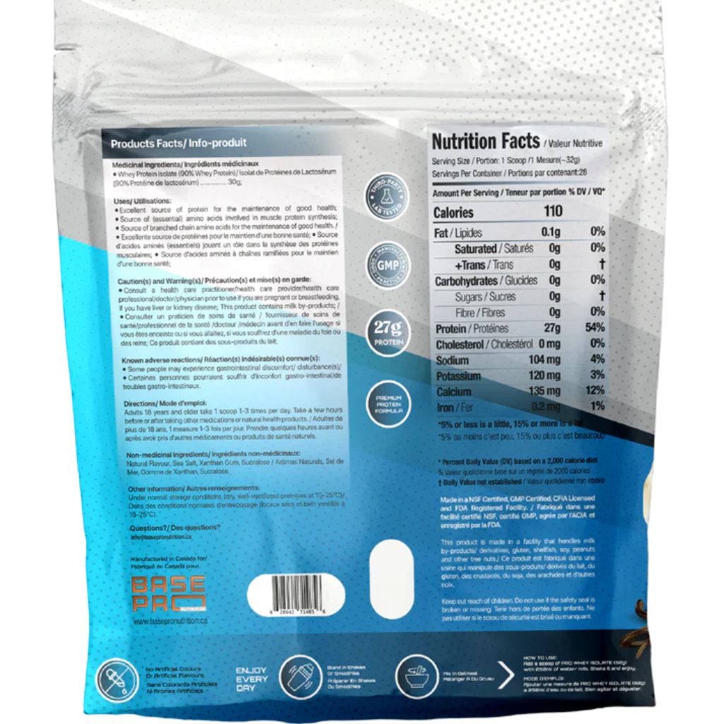 Base Pro Nutrition WHEY PROTEIN ISOLATE, 2lb