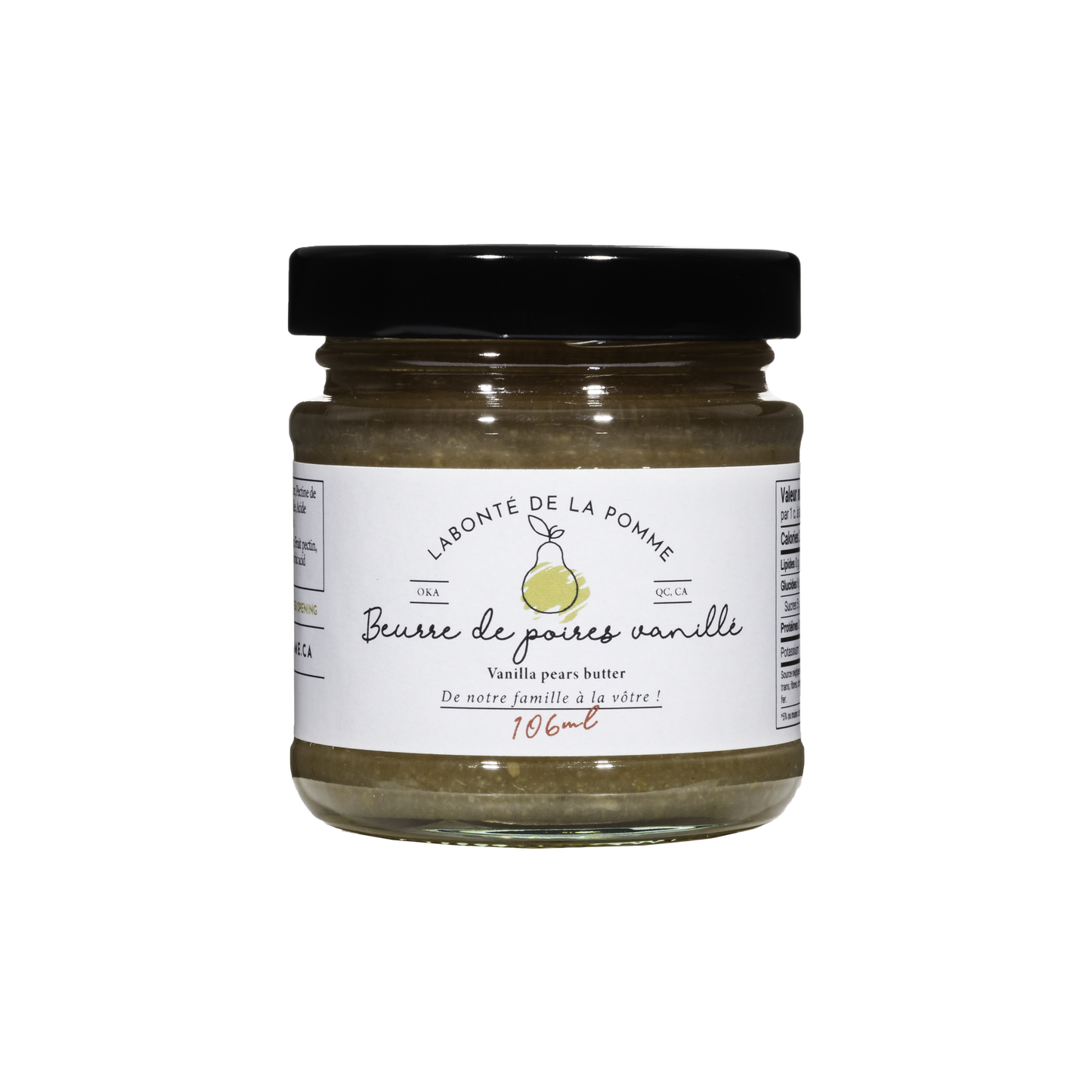 Beurre de poires vanillé