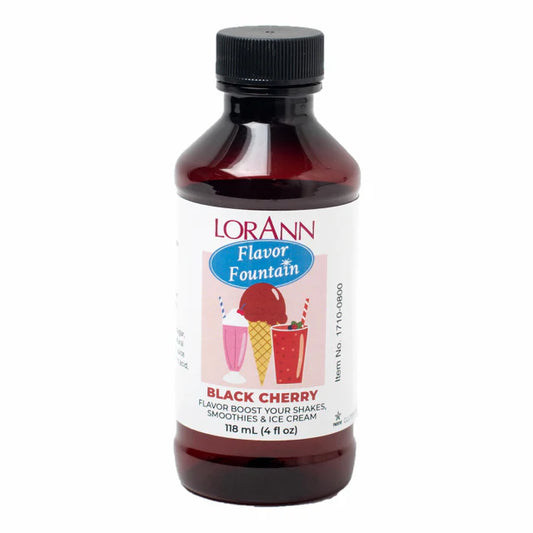 Saveur Cerise Noire - 4 oz. - 32 oz. - Arômes pour crèmes glacées et boissons - LorAnn Oils - Distribution canadienne - Livraison gratuite au Canada pour les commandes de plus de 199 CAD