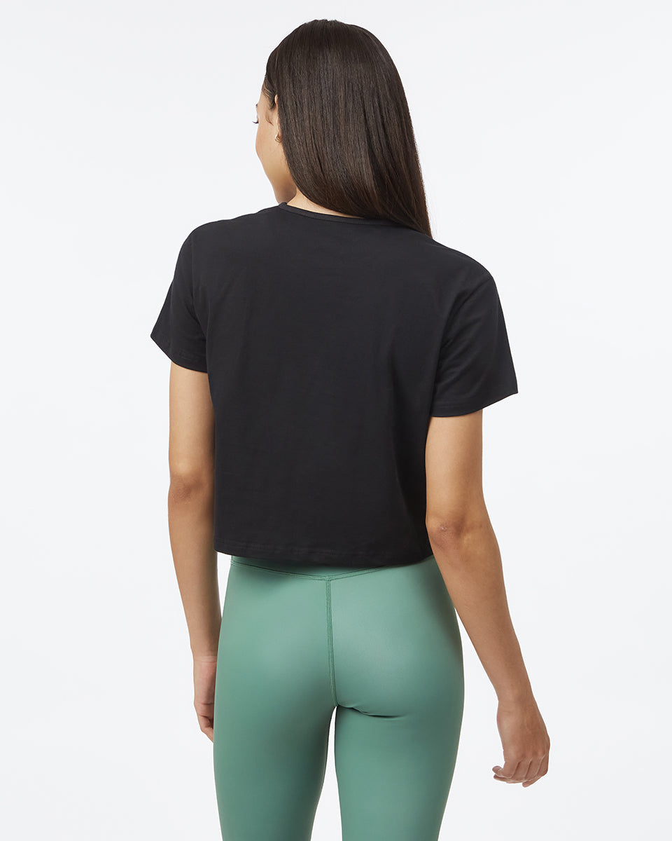 Organic Cotton Relaxed Cropped T-Shirt