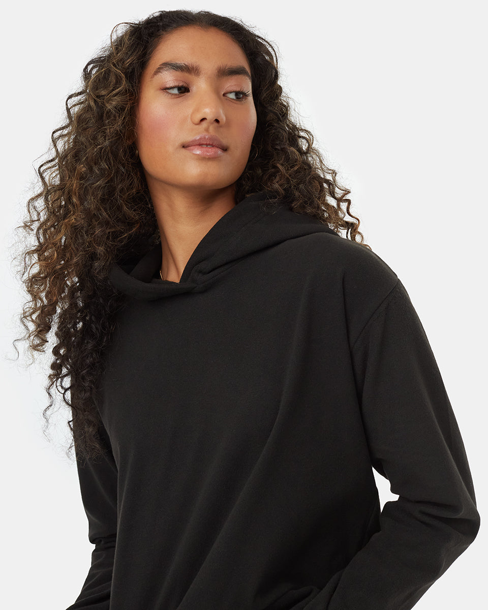 Luxe Cropped Hoodie