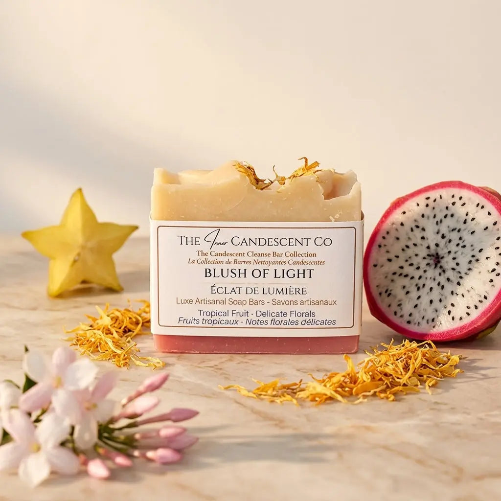 Savon artisanal Blush of Light – Goyave rose tropicale