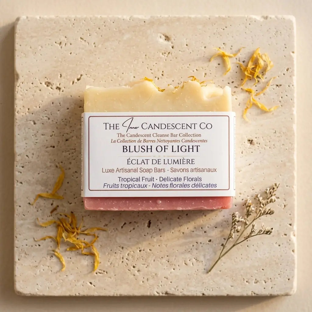 Savon artisanal Blush of Light – Goyave rose tropicale