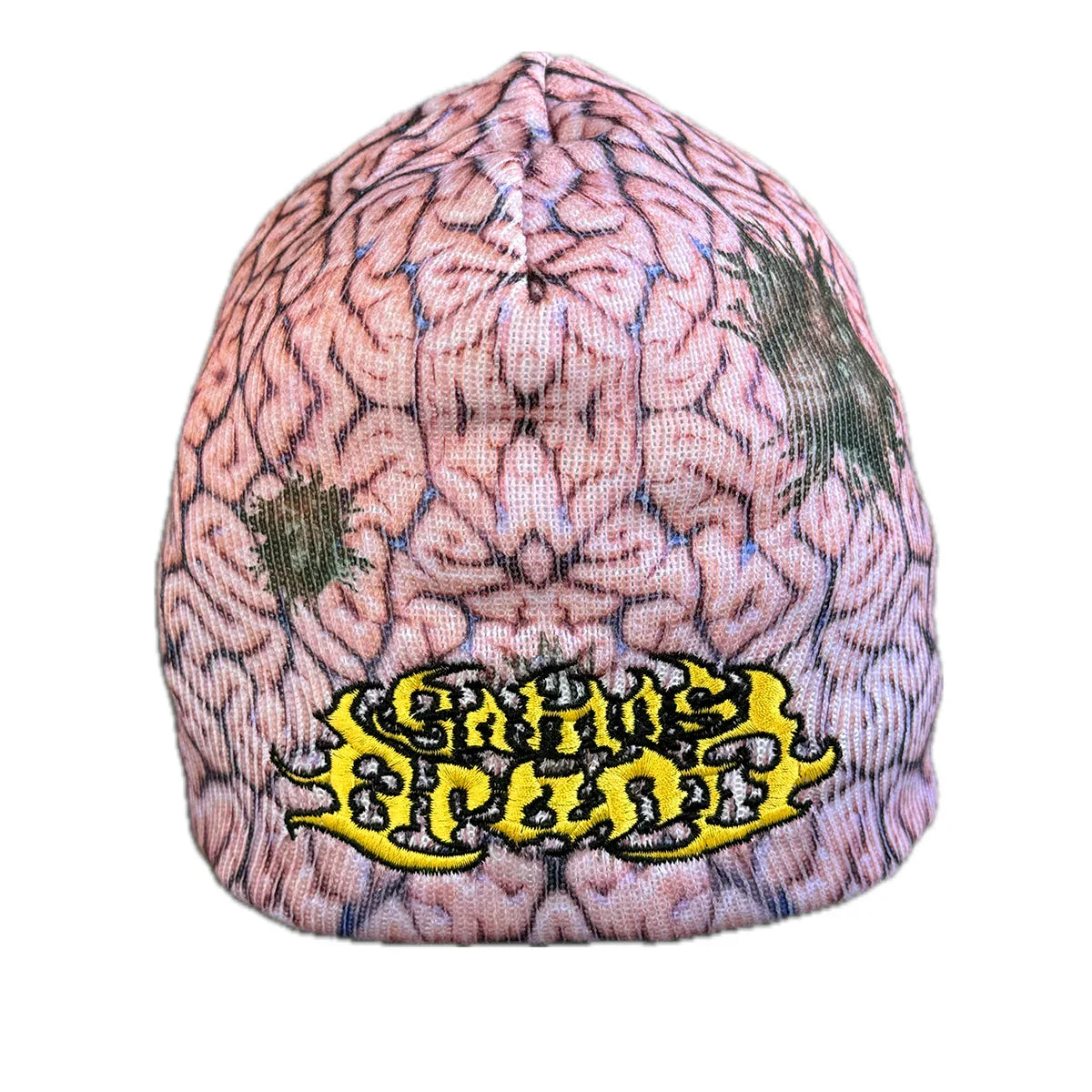 Satan's Drano 'Brain Rot Skullie' Toque - Pink
