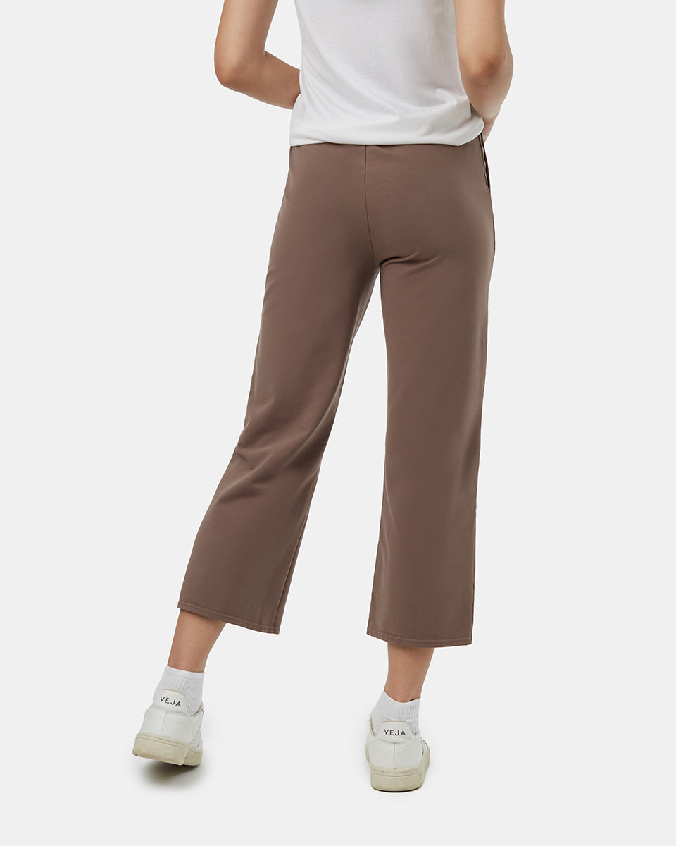French Terry Wide Leg Sweatpant