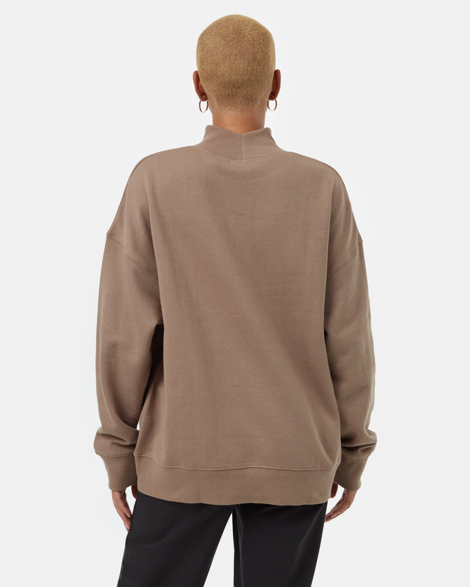 Oversized Mockneck Fleece