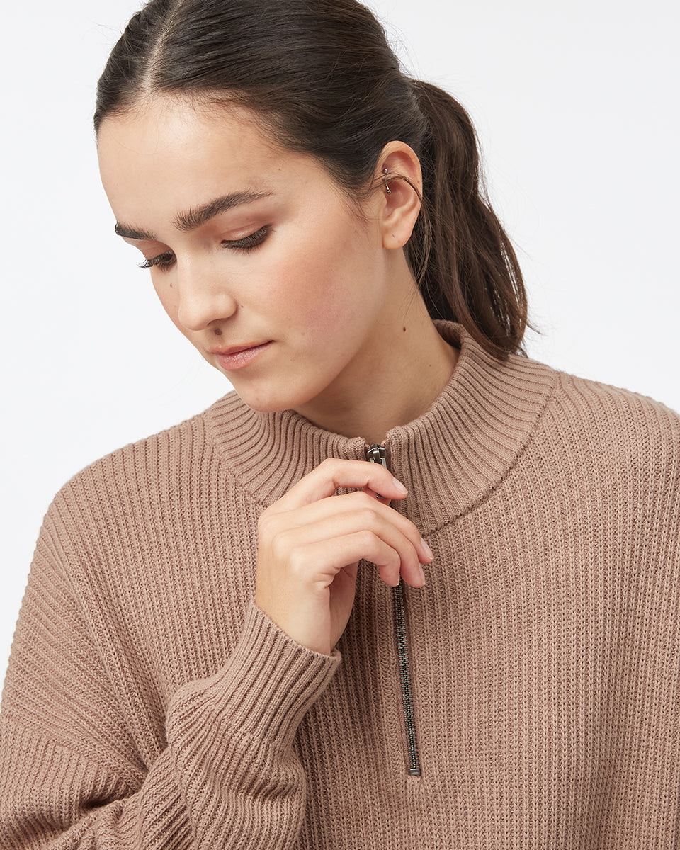 Highline 1/4 Zip Mock Neck