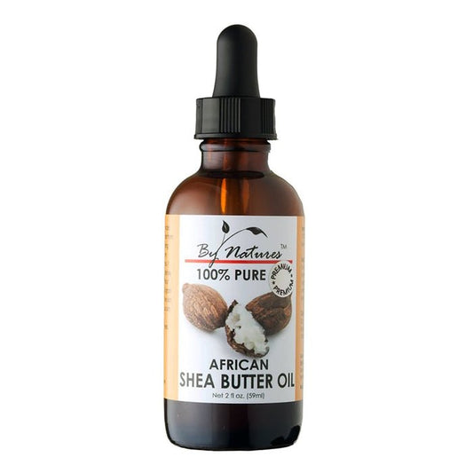 BY NATURES 100% PURE AFRICAN SHEA BUTTE OIL 2 Oz