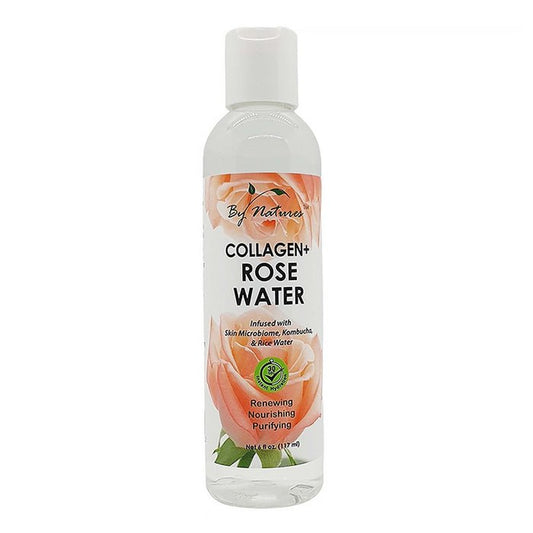 BY NATURES COLLAGEN ROSE WATER 6 OZ