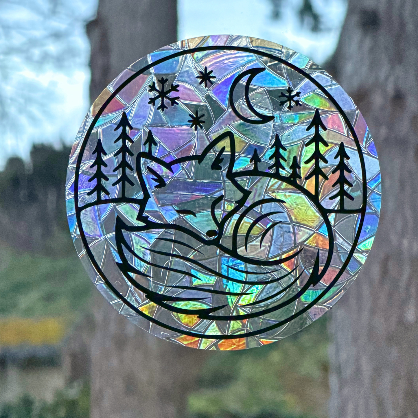Sleeping Fox Suncatcher
