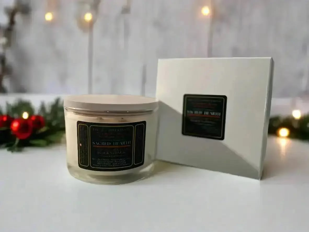 Bougie de Noël Celestial Noel – Florale, cire de coco et d’abricot