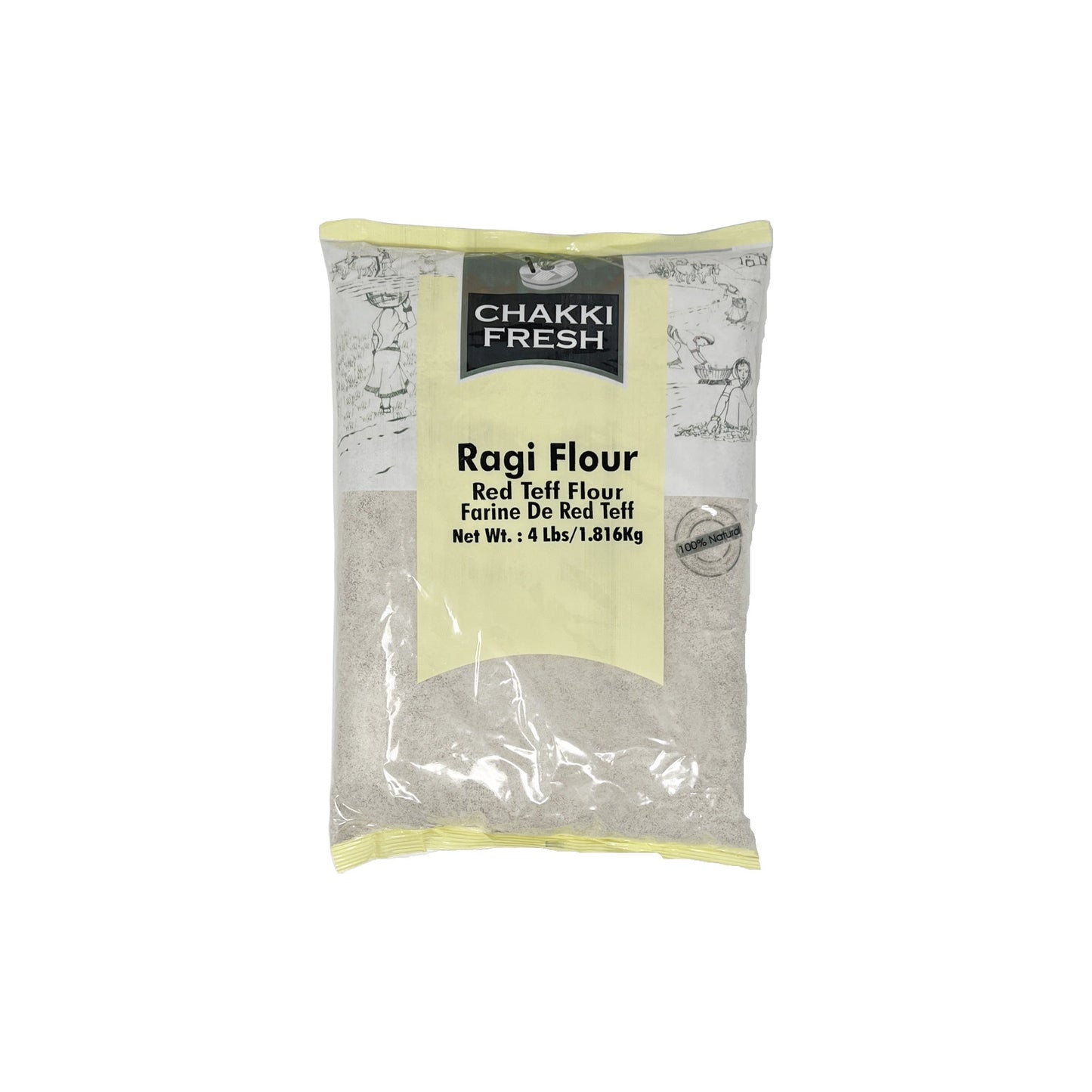 Chakki Fresh Ragi Flour 4lb